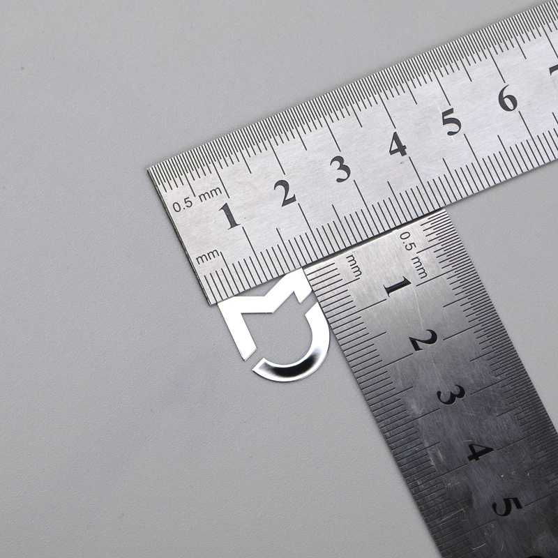 Sinal de metal cromado com emblema de níquel 3D para xiaomi