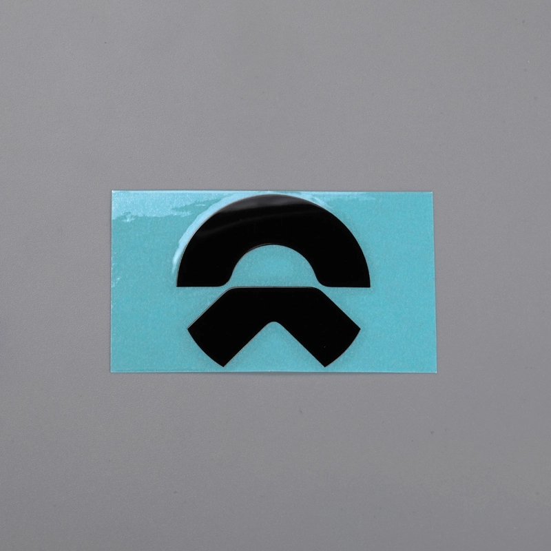 Adesivo de níquel 3D logotipo do emblema do carro preto cromado