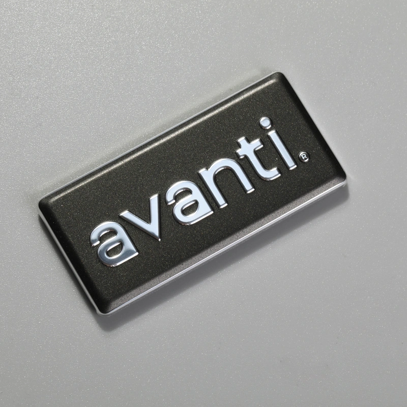 Placa de identificação de alumínio anodizado para impressão de etiquetas de alumínio