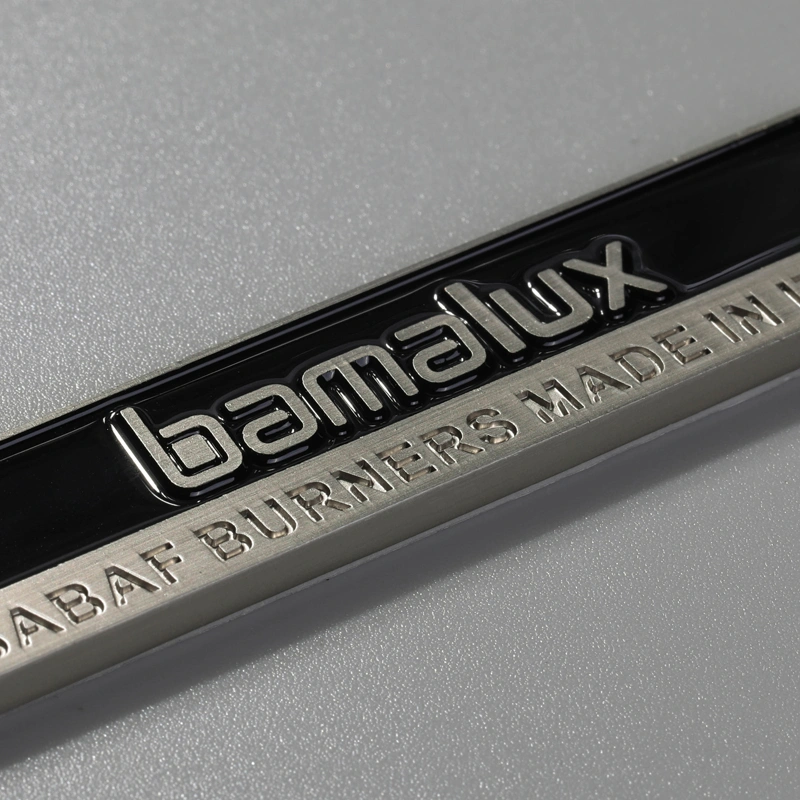 Emblema de zinco cromado para máquina de lavar