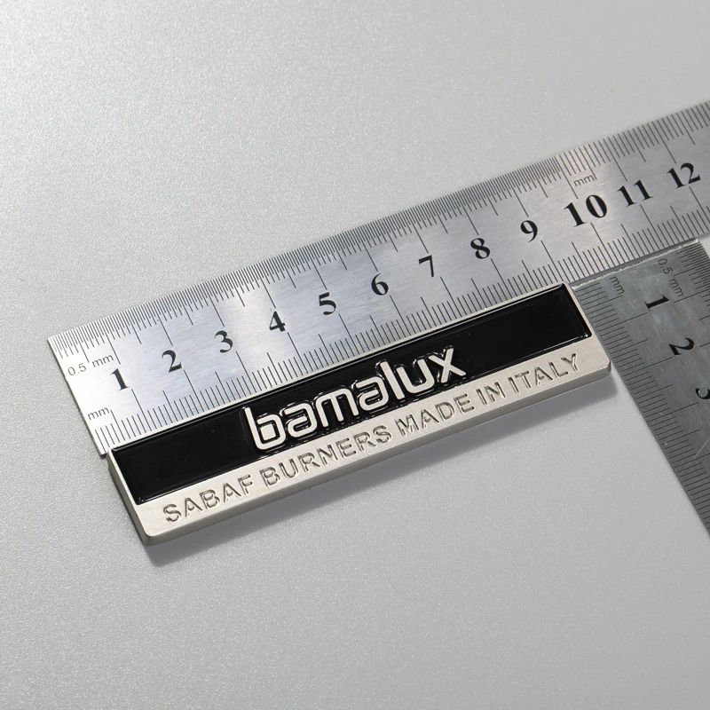Emblema de zinco cromado para máquina de lavar