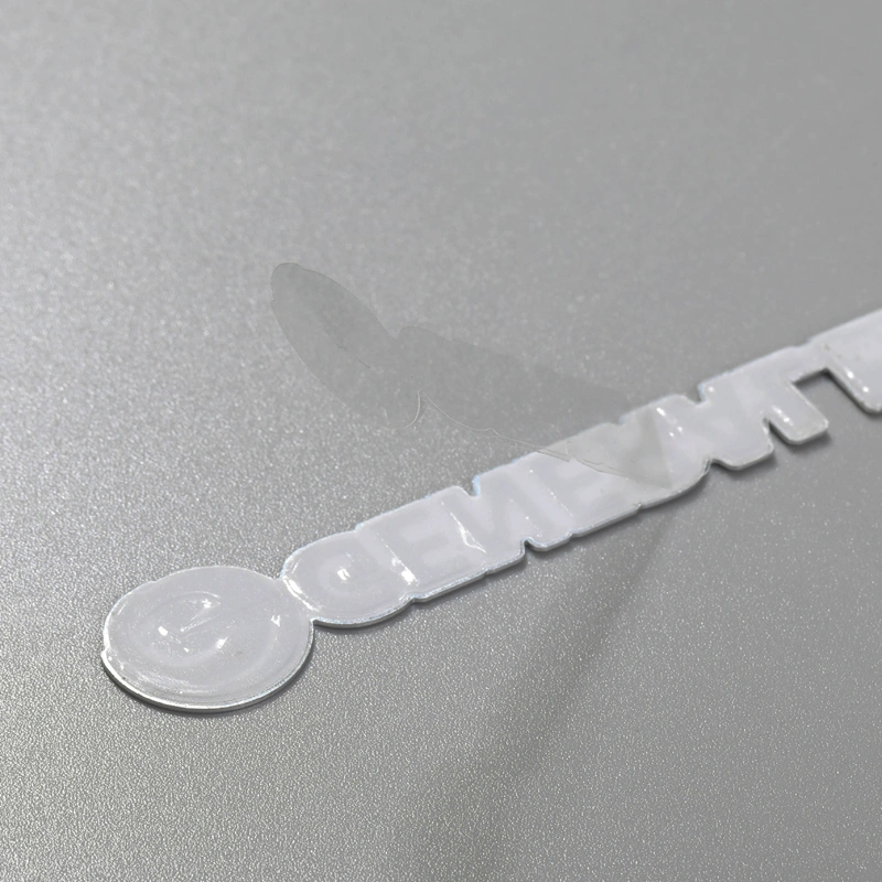 Placa de identificação com logotipo em relevo de alumínio para geladeira