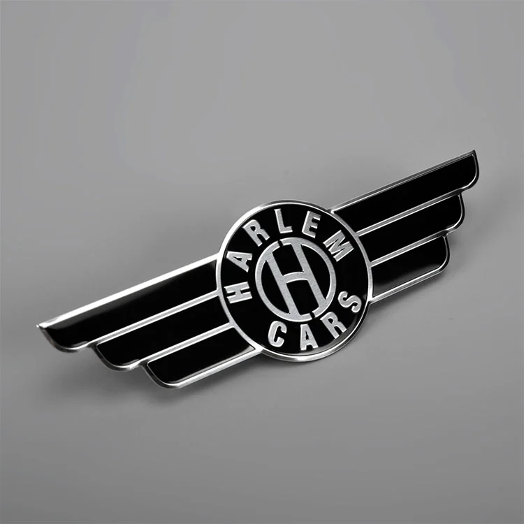 Adesivo de logotipo de aço inoxidável