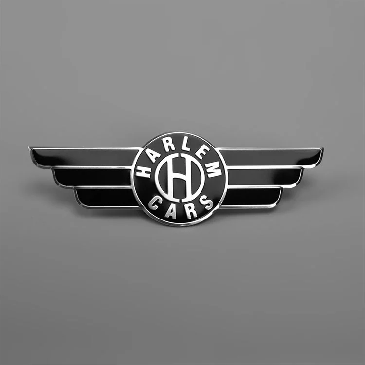 Adesivo de logotipo de aço inoxidável