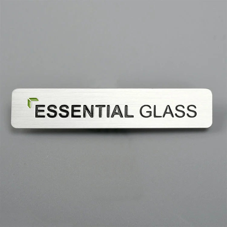 Etiqueta de metal de aço inoxidável