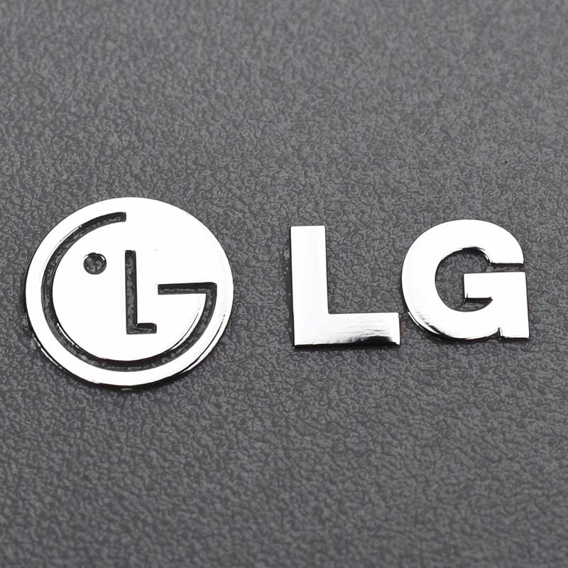 Metal do logotipo da marca de TV
