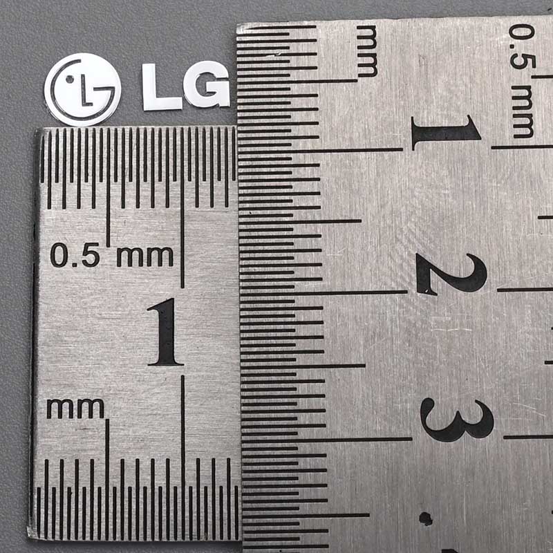 Metal do logotipo da marca de TV